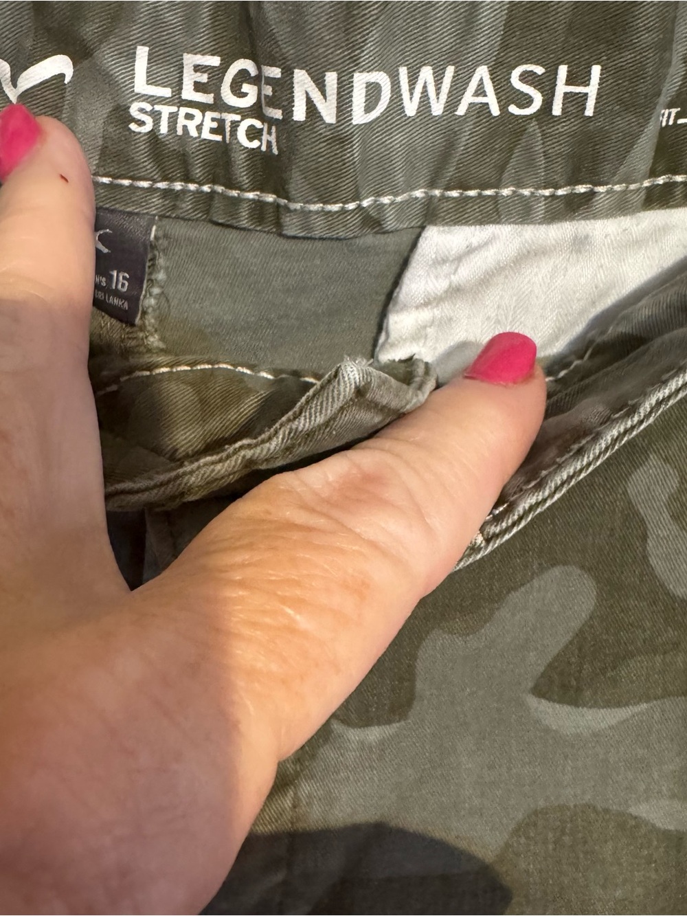 Eddie Bauer CAMO Casual Women's Shorts SIZE: 16 #P - Picture 6 of 8